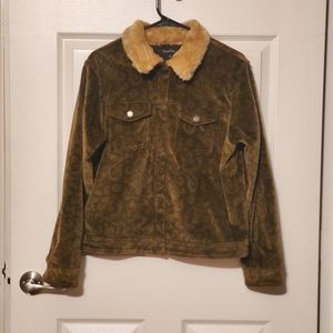 True Grit Brown Velvet Jacket